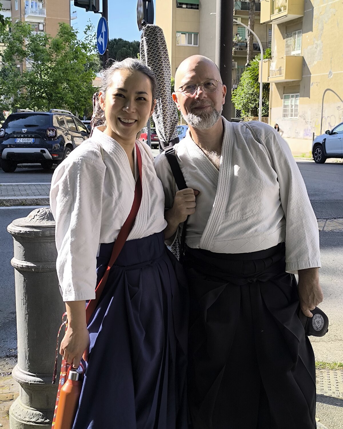 Yoshino Takaki con Paolo Narciso